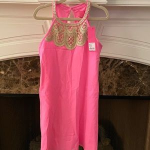 Lilly Pulitzer. Girl pink Pearl shift.  NWT.  Size 14. $32 shipped priority.